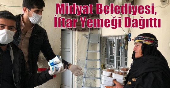 Midyat Belediyesi, İftar Yemeği Dağıttı