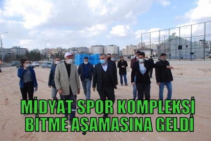 MİDYAT SPOR KOMPLEKSİ BİTME AŞAMASINA GELDİ