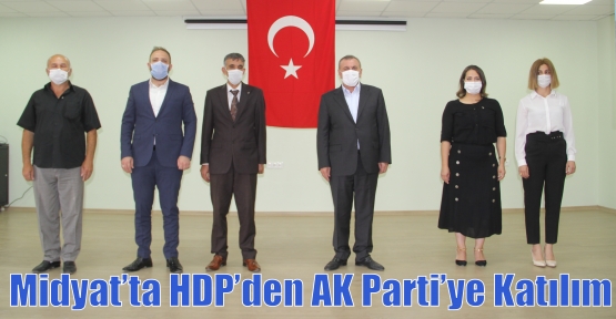 Midyat’ta HDP’den AK Parti’ye Katılım