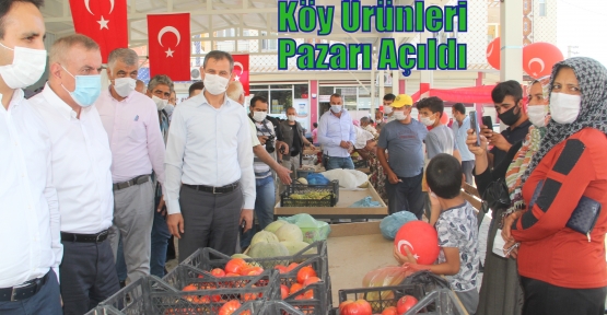 Midyat’ta Organik Köy Ürünleri Pazarı Açıldı