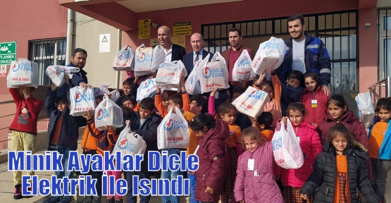 Minik Ayaklar Dicle Elektrik İle Isındı