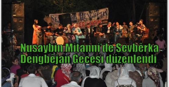 Mitanni’de Şevbêrka Dengbêjan Gecesi düzenlendi
