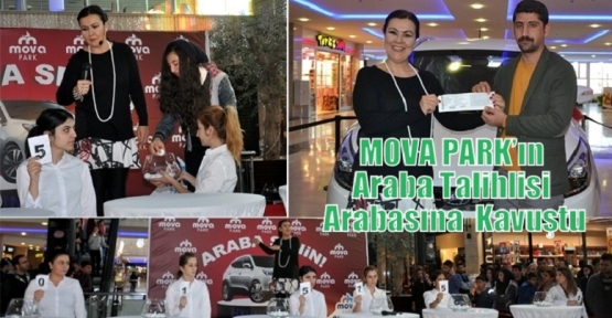 MOVA PARK Talihlisi  Arabasına Kavuştu