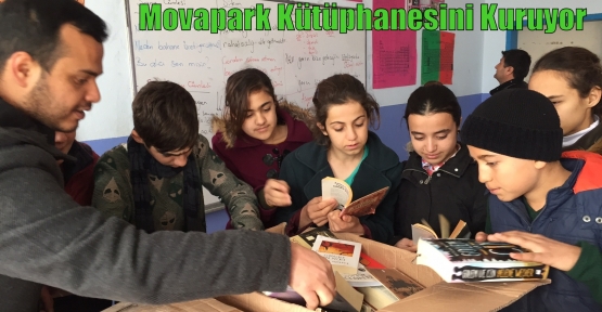 Movapark Kütüphanesini Kuruyor