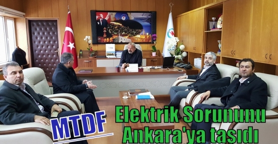 MTDF Elektrik Sorununu Ankara'ya taşıdı
