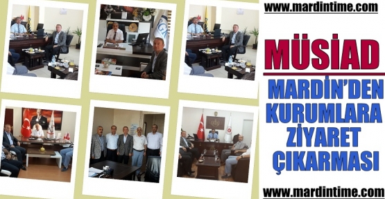 Müsiad Mardin’den Kurumlara Ziyaret Çıkarması