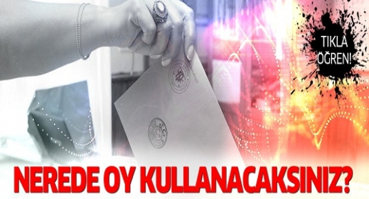 Nerede oy kullanacağım? - Sandık sorgulama