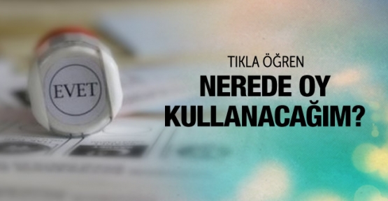 Nerede oy kullanacağım YSK seçmen sandık no sorgulama