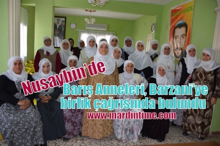 Nusaybin’de Barış Anneleri, Barzani’ye birlik çağrısında bulundu