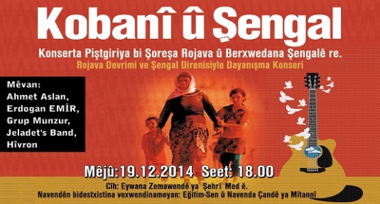 Nusaybin'de  Rojava ve Şengal için yardım konseri Düzenleniyor