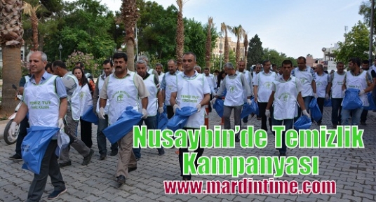 Nusaybin’de Temizlik Kampanyası
