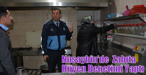  Nusaybin’de  Zabıta Hijyen Denetimi Yaptı