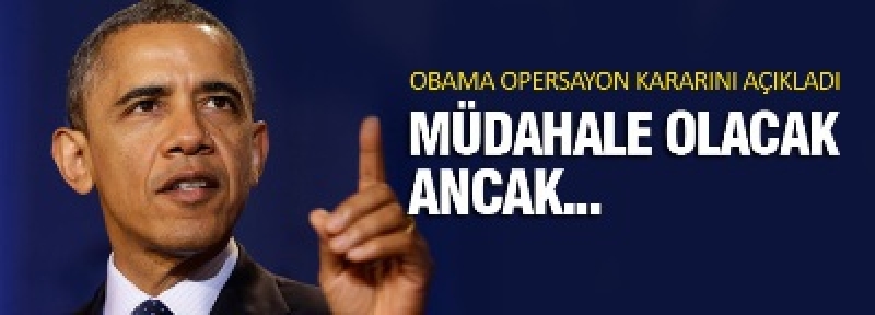 Obama'dan Suriye açıklaması