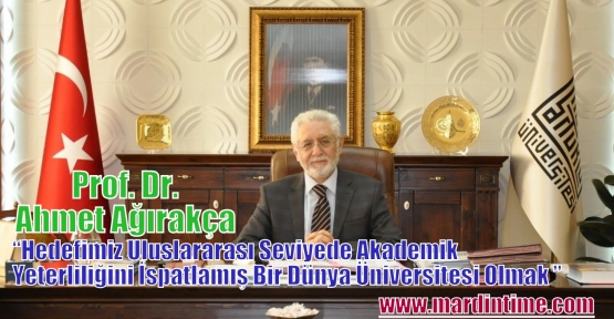 Prof. Dr. Ahmet Ağırakça Rektörlük İçin Adaylığını Açıkladı  