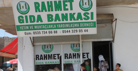 Rahmet Gıda Bankası`ndan 6 Bin 911 aileye yardım