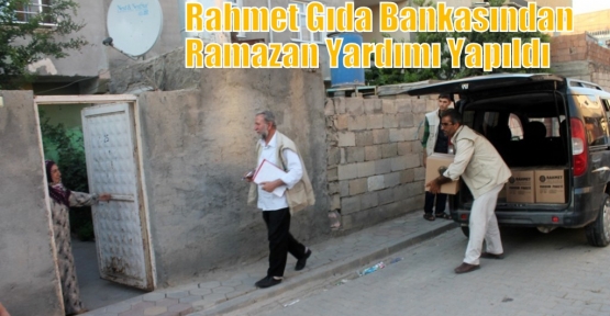 Rahmet Gıda Bankasından Ramazan Yardımı Yapıldı