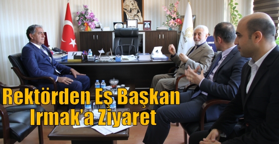 Rektörden Eş Başkan Irmak’a Ziyaret