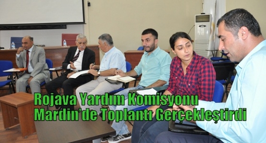 Rojava Yardım Komisyonu Mardin’de Toplantı Gerçekleştirdi
