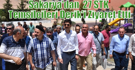 Sakarya'dan  27 STK Temsilcileri Derik'i Ziyaret Etti