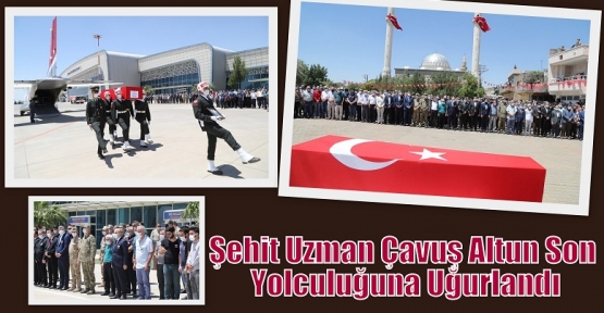 Şehit Uzman Çavuş Altun Son Yolculuğuna Uğurlandı