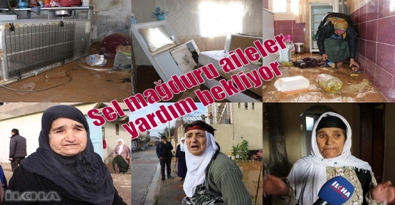 Sel mağduru aileler yardım bekliyor 