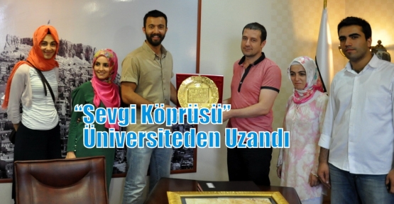 “Sevgi Köprüsü” üniversiteden uzandı