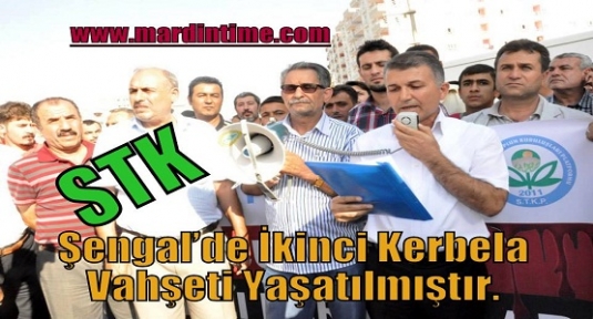 STK Başkanı Öter Şengal’de İkinci Kerbela Vahşeti Yaşatılmıştır.