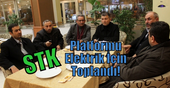 Stk Platformu Elektrik İçin Toplandı!