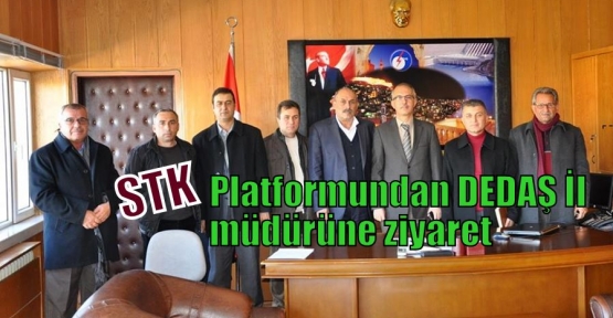 STK Platformundan DEDAŞ İl müdürüne ziyaret