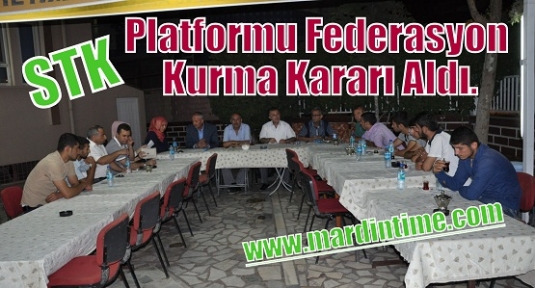   Stk.Platformu Federasyon Kurma Kararı Aldı.