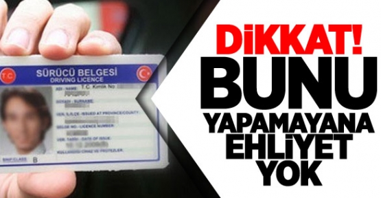 Stop Ettiren Ehliyete Veda Ediyor