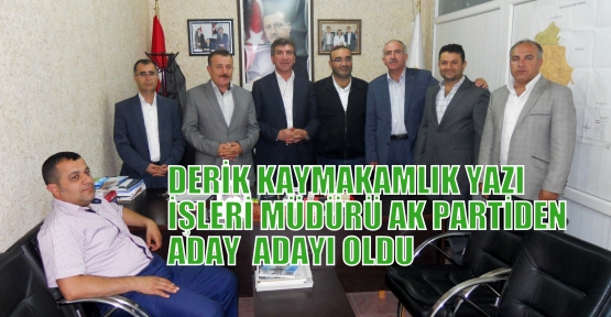 TAHSİN ERDAŞ  AK PARTİ 'YE RESMİ OLARAK BAŞVURUSUNU  YAPTI