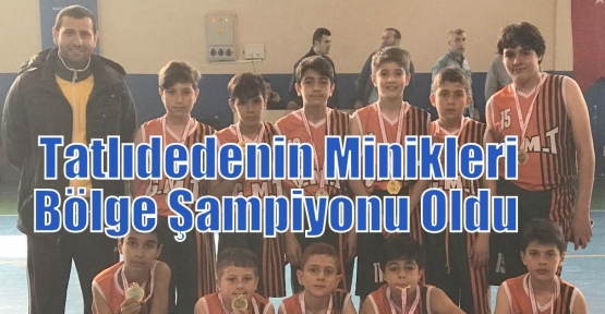                                    Tatlıdedenin Minikleri Bölge Şampiyonu Oldu 