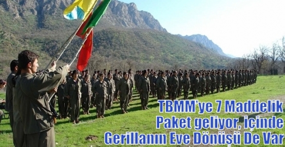 TBMM’ye 7 maddelik paket geliyor, içinde gerillanın eve dönüşü de var 