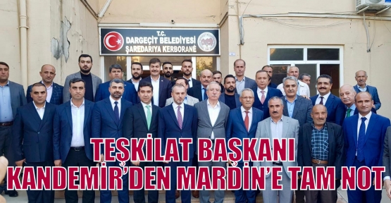 TEŞKİLAT BAŞKANI KANDEMİR’DEN MARDİN’E TAM NOT