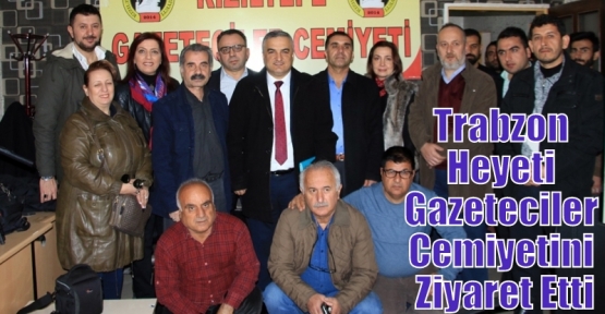 Trabzon Heyeti Gazeteciler Cemiyetini Ziyaret Etti