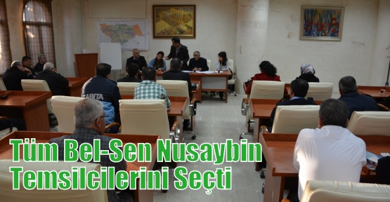  Tüm Bel-Sen Nusaybin Temsilcilerini Seçti