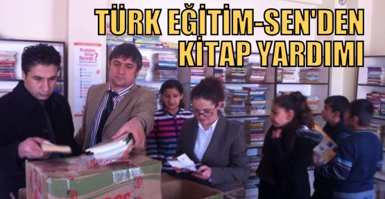 TÜRK EĞİTİM-SEN SENDİKASINDAN KİTAP YARDIMI