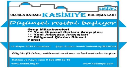 Uluslararası Kasımiye Buluşmaları Başlıyor