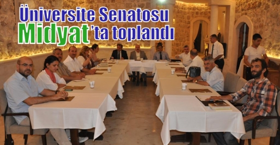       Üniversite Senatosu Midyat’ta toplandı