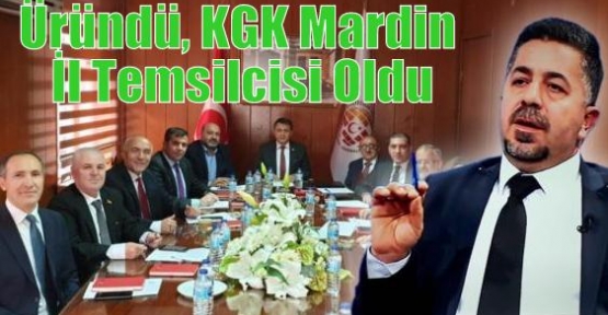 Üründü, KGK Mardin İl Temsilcisi Oldu