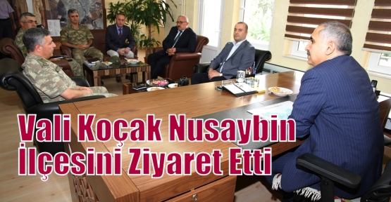 Vali Koçak Nusaybin İlçesini Ziyaret Etti