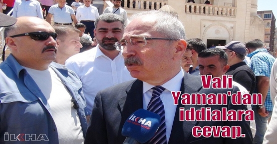 Vali Yaman'dan iddialara cevap 