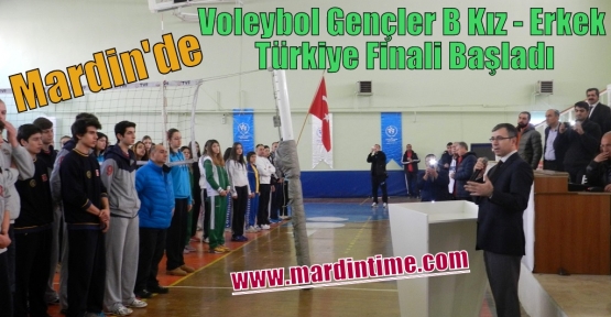 Voleybol Gençler B Kız - Erkek Türkiye Finali Başladı