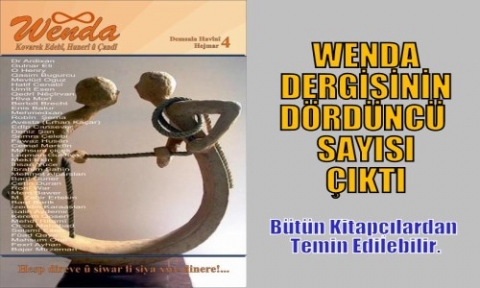 WENDA DERGİSİNİN DÖRDÜNCÜ SAYISI ÇIKTI