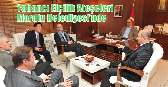 Yabancı Elçilik Ateşeleri Mardin Belediyesi’nde