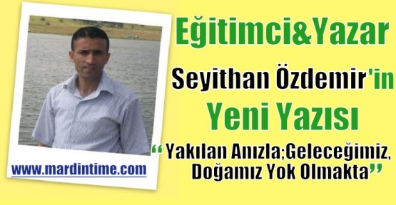 Yakılan Anızla;Geleceğimiz, Doğamız Yok Olmakta