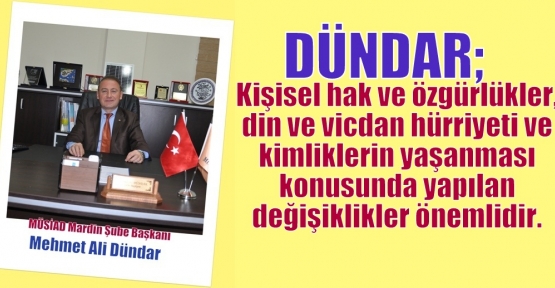 Yapılan Değişiklikler Önemlidir. 