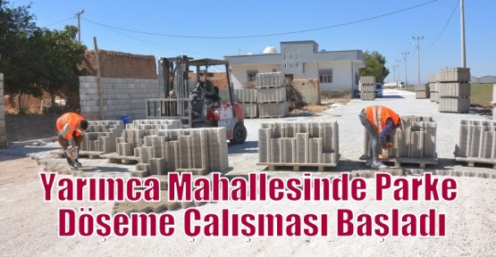 Yarımca Mahallesinde Parke Döşeme Çalışması Başladı