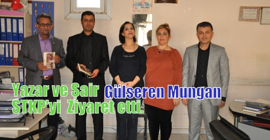 YAZAR GÜLSEREN MUNGAN'DAN STKP'YE ZİYARET